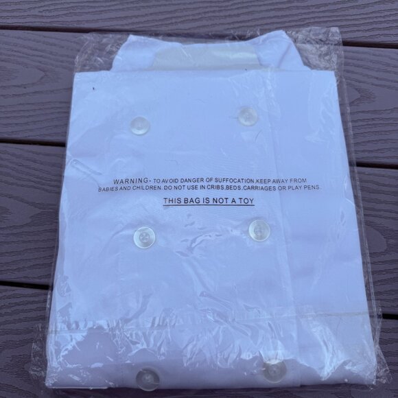 Chef Coat  NIP Short Sleeve Classic 10 Button White Lot of 2 Small - Picture 6 of 6